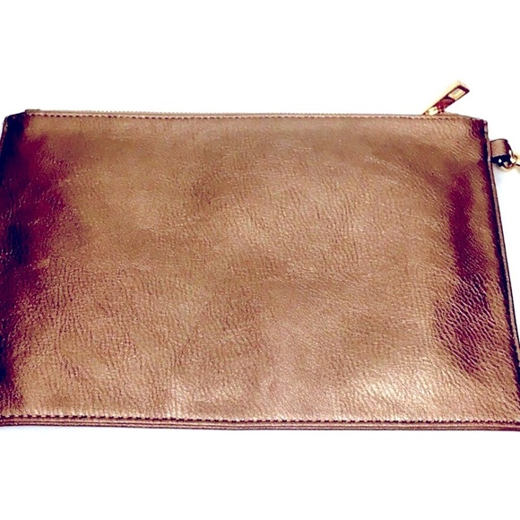 Apt. 9 Bag Clutch Gold CHEER Rhinestones - Picture 2 of 5